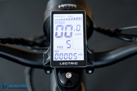 Lectric Xpeak display